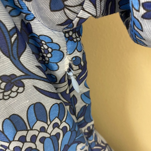 NEW! Sandro Linen Blend Mini Dress 3/4 Sleeves Blue Size 36 (or Small) - $520 - Picture 16 of 16